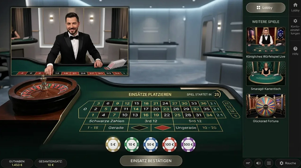 Live-Casino & Dealer · Mr Bet